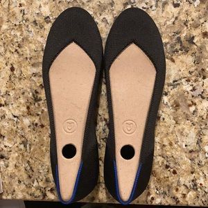 Black Rothy Ballet Flats
